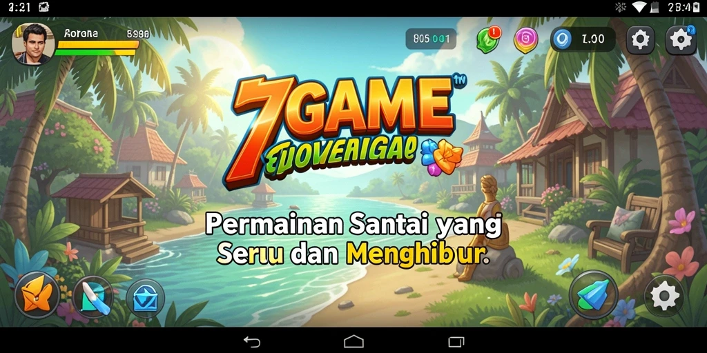 Tangkapan layar gameplay 7GAME yang mengasyikkan dan interaktif.