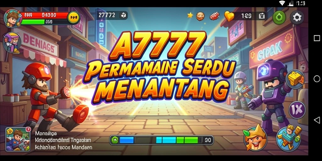 Screenshot menampilkan gameplay seru A7777 dengan tantangan menarik.