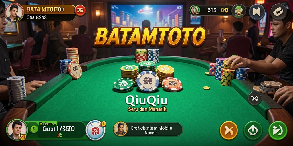 Tampilan gameplay QiuQiu yang seru dan menantang.