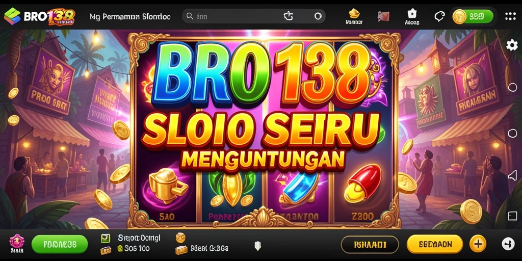 Screenshot BRO138 menampilkan gameplay slot yang mengasyikkan.