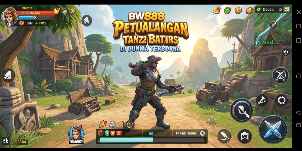 Gameplay BW888 yang menakjubkan di dunia terbuka.