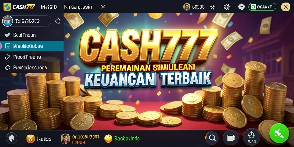 GAMBAR SCREENSHOT: Gameplay seru dalam CASH777 menunjukkan pengalaman simulasi keuangan.
