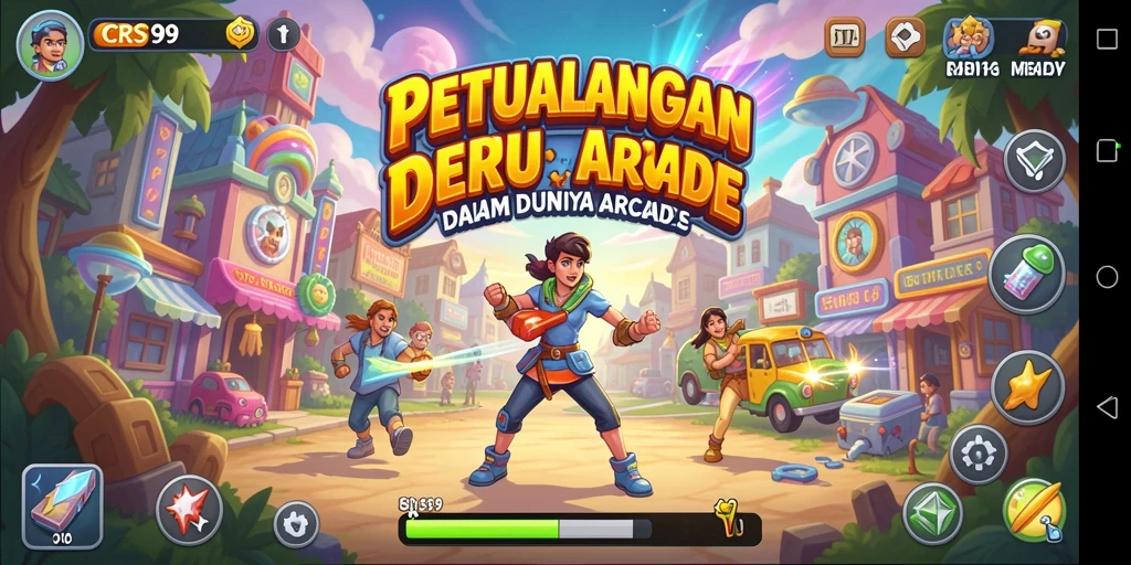 Tangkapan layar gameplay <strong>CRS99</strong> menampilkan aksi seru dengan grafik menarik.