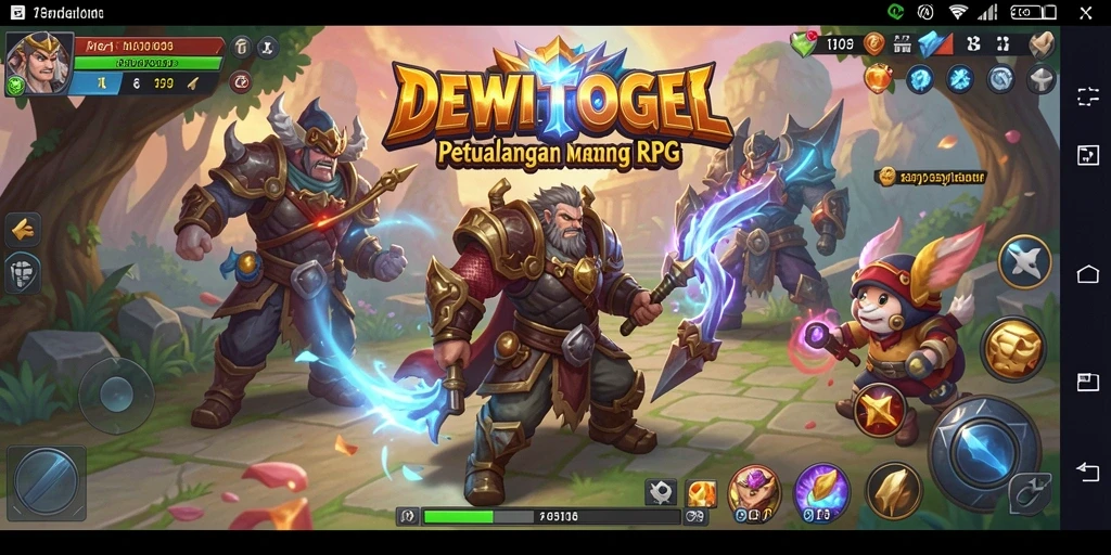 Tampilan gameplay menarik dalam dunia fantasi DEWITOGEL.