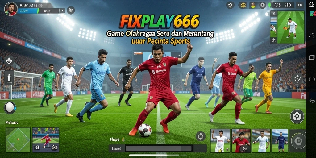 Tangkapan layar dari gameplay <strong>FIXPLAY666</strong> yang menampilkan aksi olahraga seru.