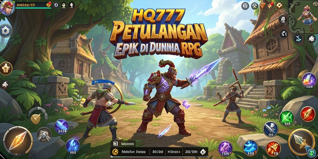 Gameplay RPG epik dengan karakter yang beragam dan petualangan seru.