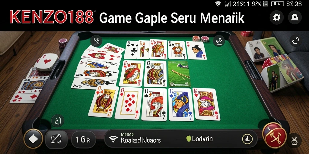 Tampilan permainan Gaple yang menakjubkan di KENZO188.