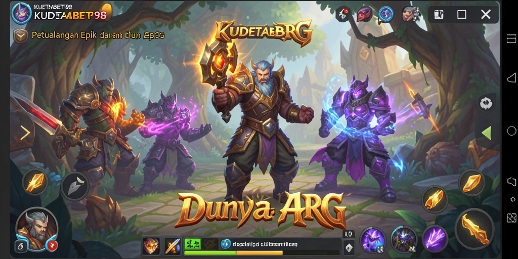 Tampilan menarik dari gameplay ARPG yang mendebarkan.