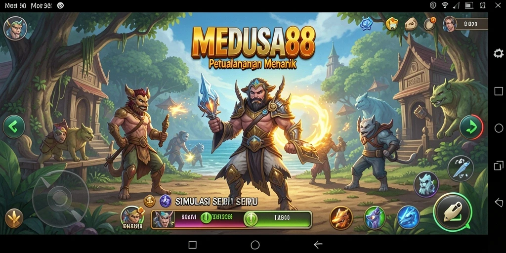 Tangkapan layar dari <strong>MEDUSA88</strong> yang menunjukkan aksi gameplay yang mendebarkan.