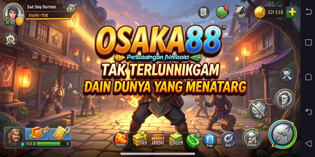 Gameplay seru OSAKA88 dalam dunia petualangan yang kaya.
