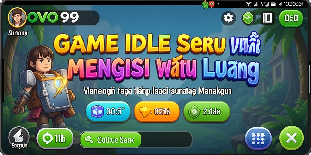 Tampilan menarik OVO99 dengan gameplay Idle yang mengasyikkan.
