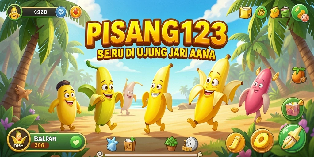 Tampilan utama PISANG123 menampilkan aksi balapan yang menegangkan.