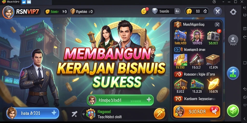 Screenshot gameplay RSNVIP7 yang menampilkan strategi Tycoon yang mendalam.