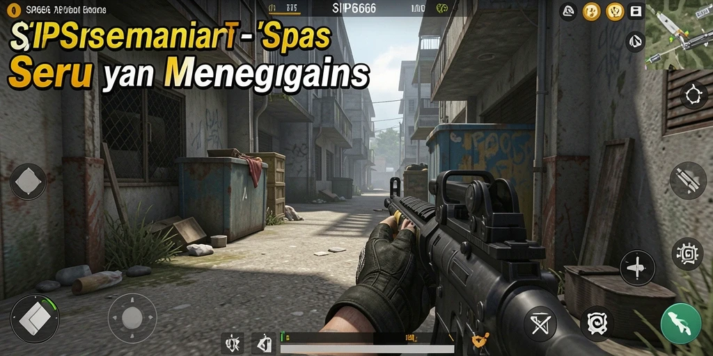 Tampilan gameplay SP666 yang mendebarkan dan penuh aksi.