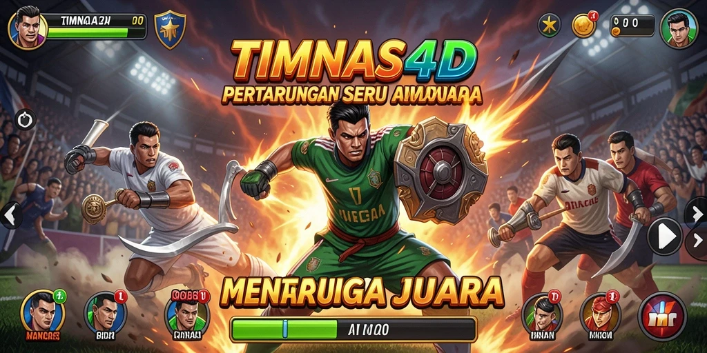 Tampilan gameplay seru dari TIMNAS4D yang penuh aksi.