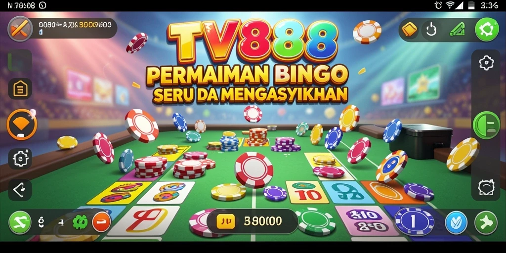 Tangkapan layar gameplay Bingo TV888 yang seru dan interaktif.