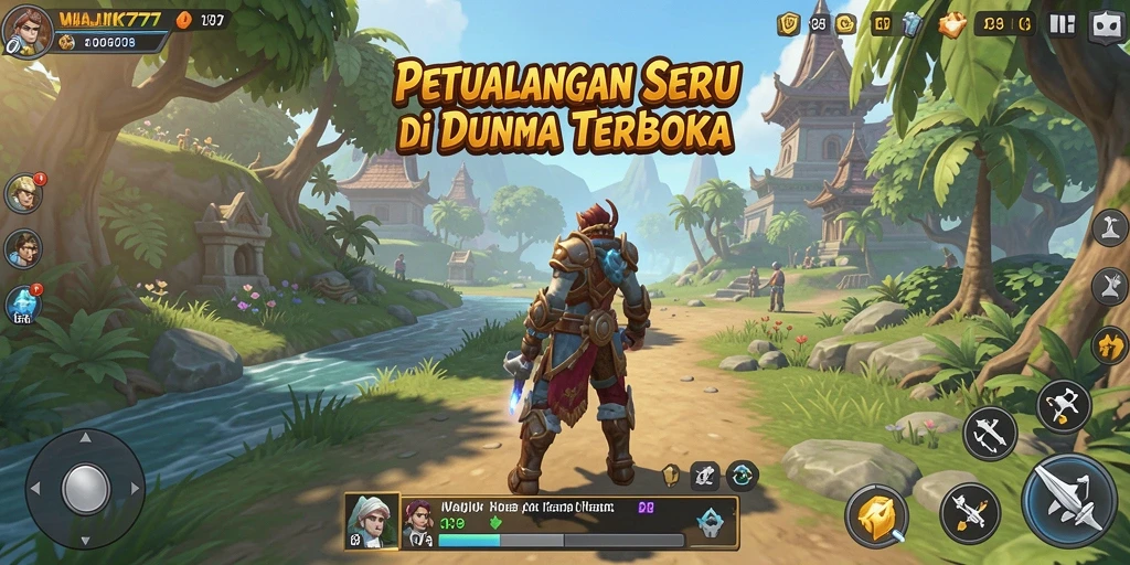 Tampilan gameplay WAJIK777 yang menakjubkan di dunia terbuka.