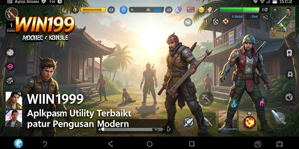 Tampilan utama WIN199 dengan fitur-fitur Utility yang menarik.